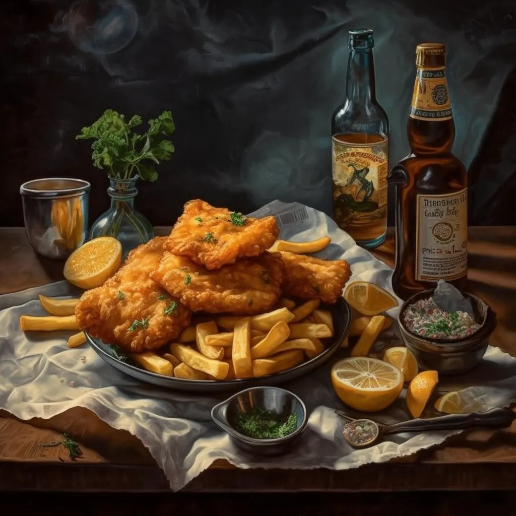 Hero image for Classic British Delight: Crispy Fish and Chips Recipe for a Perfect Friday Night Dinner