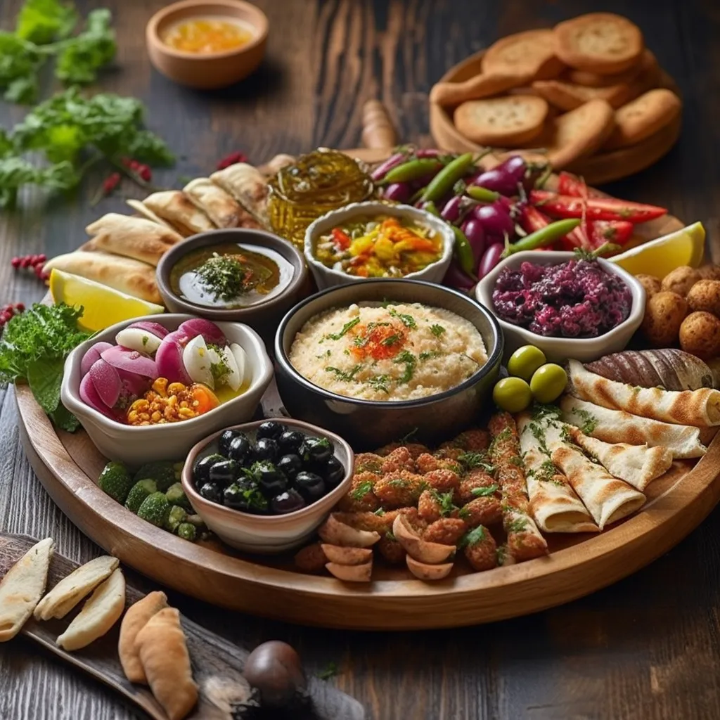 Hero image for Delicious Lebanese Cuisine: Try this Authentic Lebanese Recipe for a Flavorful Mezze Platter!