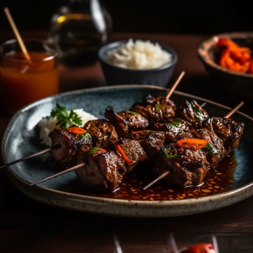 Hero image for Unleash Your Inner Foodie with a Traditional Mongolian Recipe: Mouthwatering Grilled Lamb Skewers