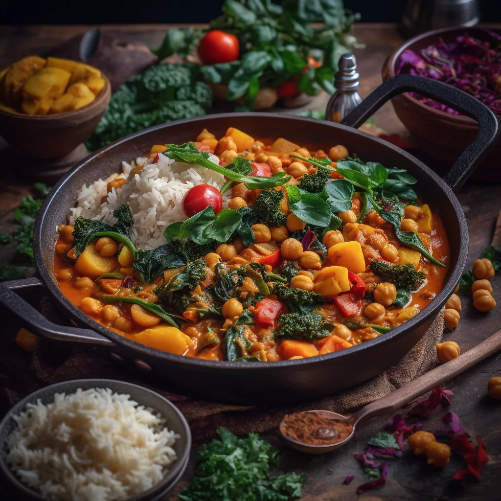 Hero image for Delicious and Nourishing Vegan Curry Recipe: A Burst of Flavor and Plant-Based Goodness" 